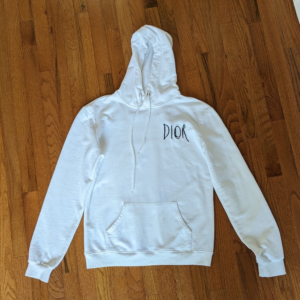Like New Christian Dior Paris Clean White Hoodie